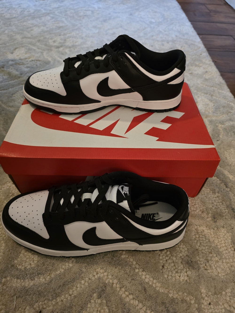 Nike Dunk Low Retro Panda Black White Men’s Size 11 New w/ Box - Picture 3 of 6
